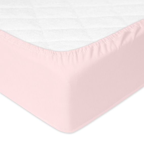 BabyMatex Nepromokavé jersey prostěradlo 120x60cm SVĚTLE RŮŽOVÉ