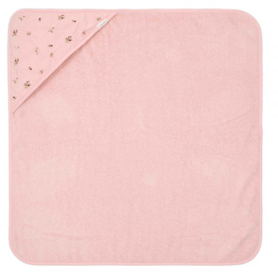 Little Dutch Froté osuška s kapucí organic Fairy Blossom (75x75cm)