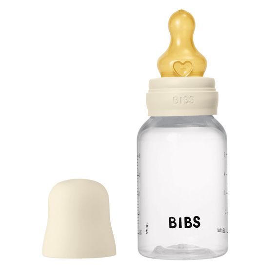 BIBS Kojenecká láhev antikoliková kaučuk 150ml IVORY