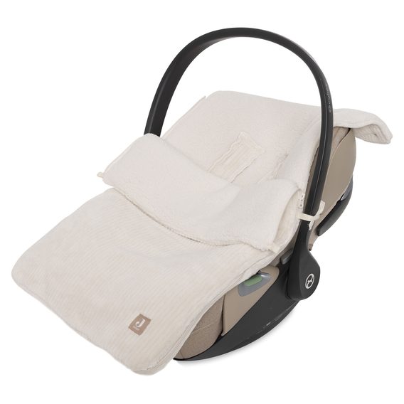 Jollein Fusak do autosedačky Cloudy Rib OATMEAL