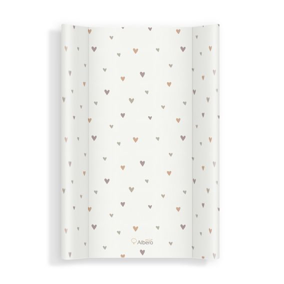 Albero Mio Přebalovací podložka s pevnou deskou 70x47 (CMP1) MINI HEARTS