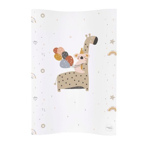 Ceba baby Přebalovací podložka měkká 2-hranná COSY (48x70) Giraffe