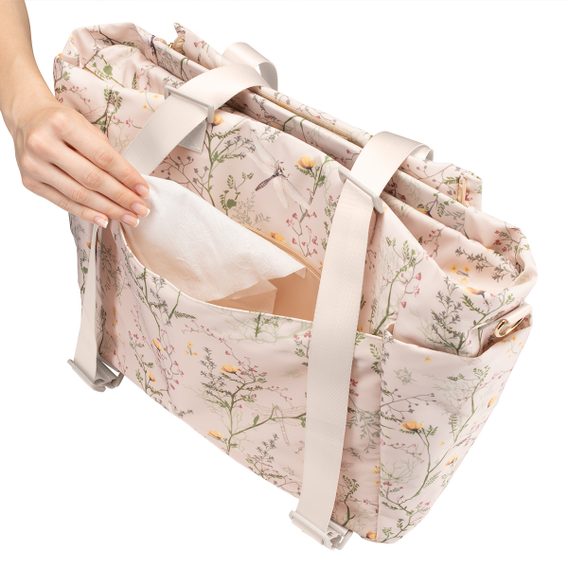 KikkaBoo Přebalovací taška Florence Secret Garden Beige