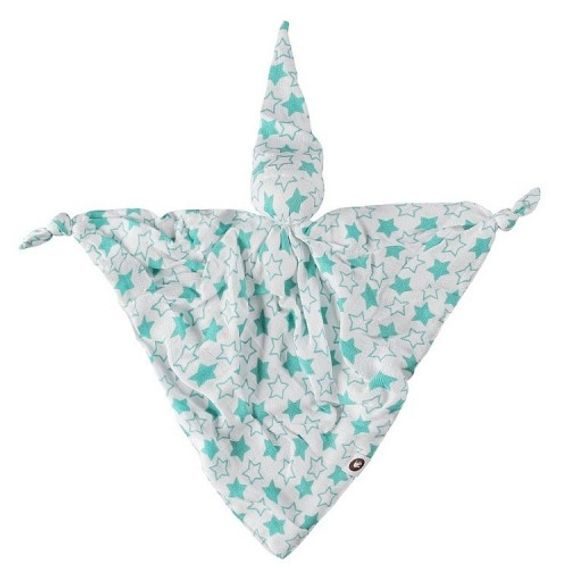 Kikko Bambusový muchláček XKKO®BMB - LITTLE STARS TURQUOISE