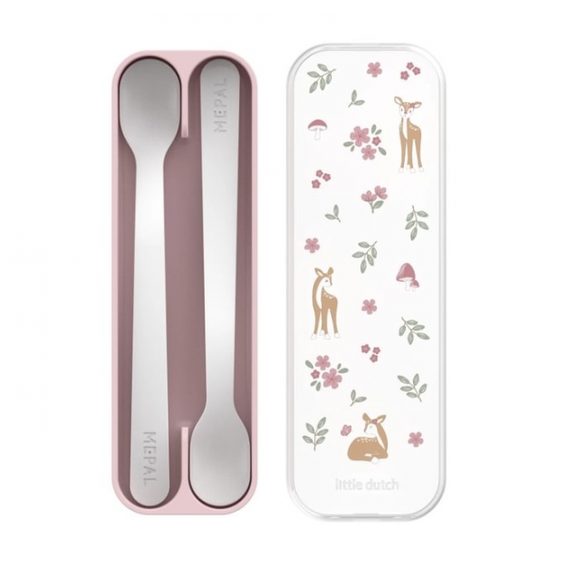 Little Dutch Lžičky 2 ks s pouzdrem Fairy Garden