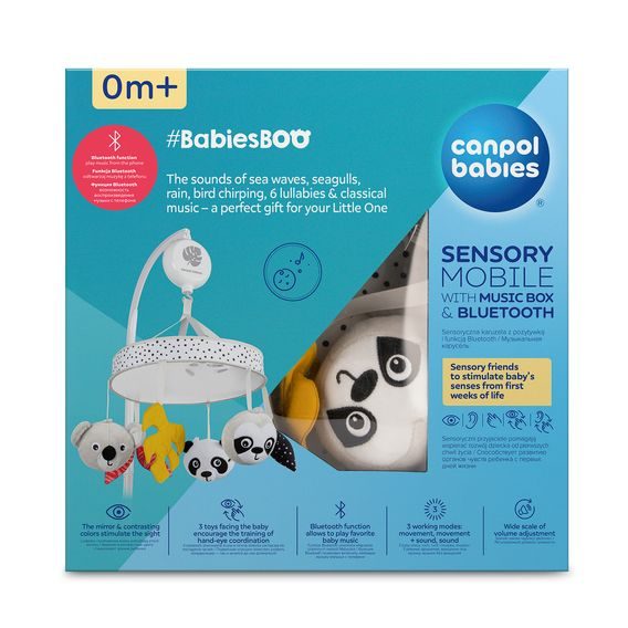 Canpol babies Senzorický kolotoč s melodiemi/bluetooth BabiesBoo