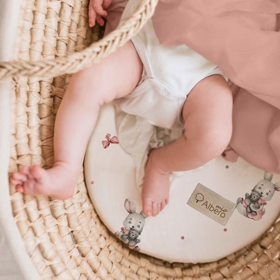 Albero Mio Prostěradlo do kočárku 2ks (W440) BALLERINA