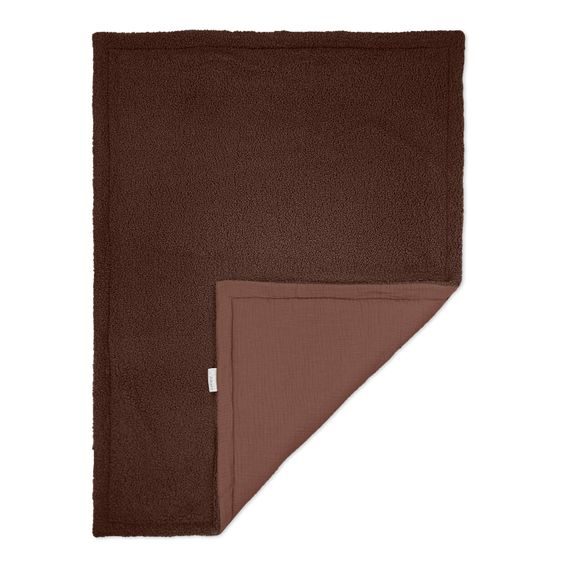 Albero Mio Zateplená dětská deka Boucle ČOKOLÁDOVÁ