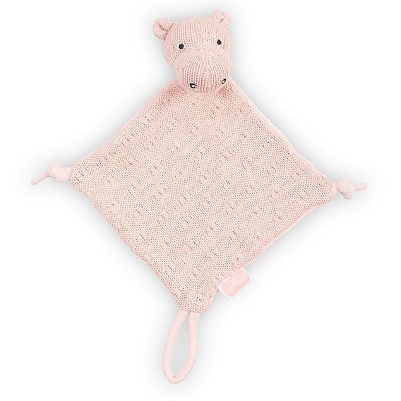 Jollein Pletený muchláček Soft Knit HIPPO - CREAMY PEACH