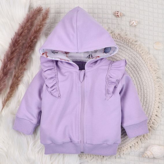 NINI Mikina s kapucí Ocean Girl LILA