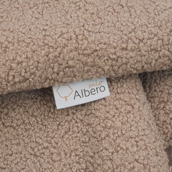 Albero Mio Zateplená dětská deka Boucle LATTÉ