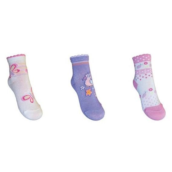 Yo! Kojenecké ponožky FROTÉ HOLČIČÍ vel. 0-3 měsíce