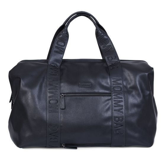 Childhome Přebalovací taška Mommy Bag Signature Vegan Leather Black