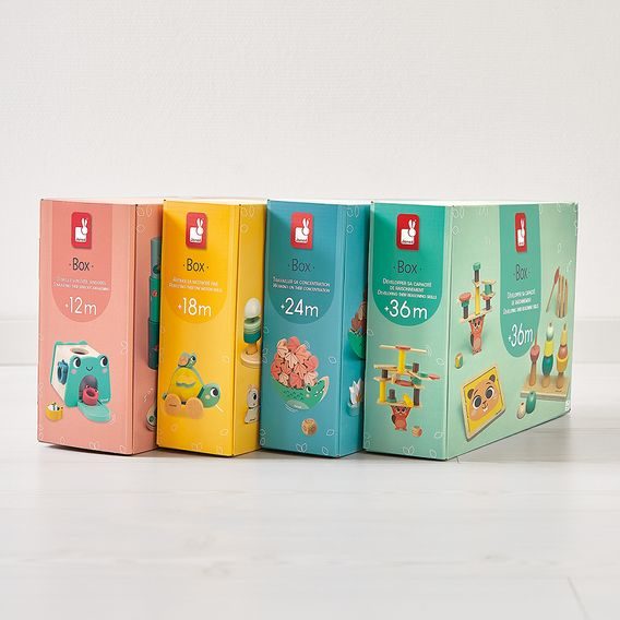 Janod Box Stimulace smyslového vnímání pro děti 12m+