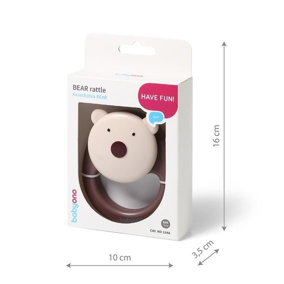 BabyOno Chrastítko MEDVÍDEK