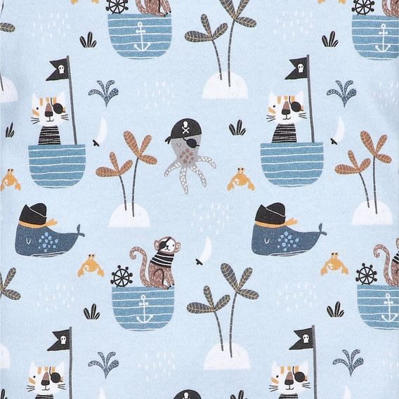 NINI Body krátký rukáv Pirates VZOROVANÉ