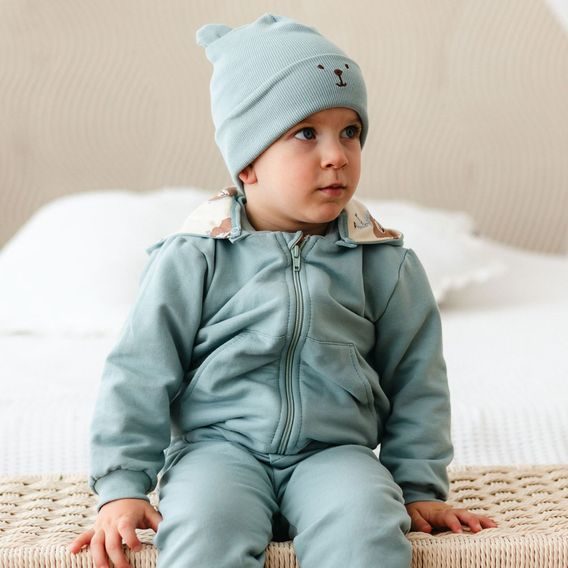 Eevi Souprava mikina + tepláčky Beary Cool ŠALVĚJOVÁ