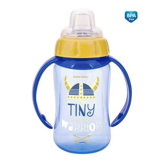 Canpol babies Tréninkový hrníček Future Daydreams 320ml (6m+) - TINY WARRIOR