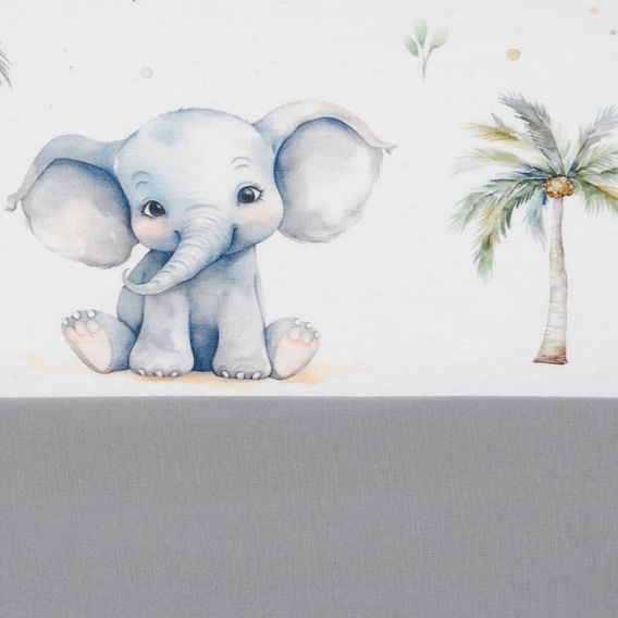 BabyMatex Dětská deka Bamboo (75x100) SLONI A PALMY