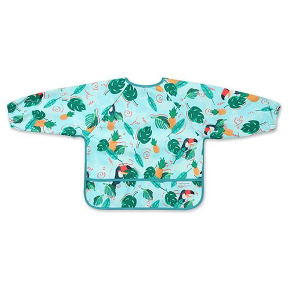 BabyOno Bryndák s rukávy omyvatelný 6m+ TOUCANS
