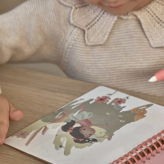 Little Dutch Kniha kouzlení s vodou Rosa Fairy Garden