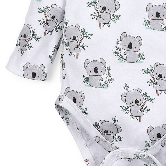 NINI Zavinovací body dlouhý rukáv Koala VZOROVANÉ