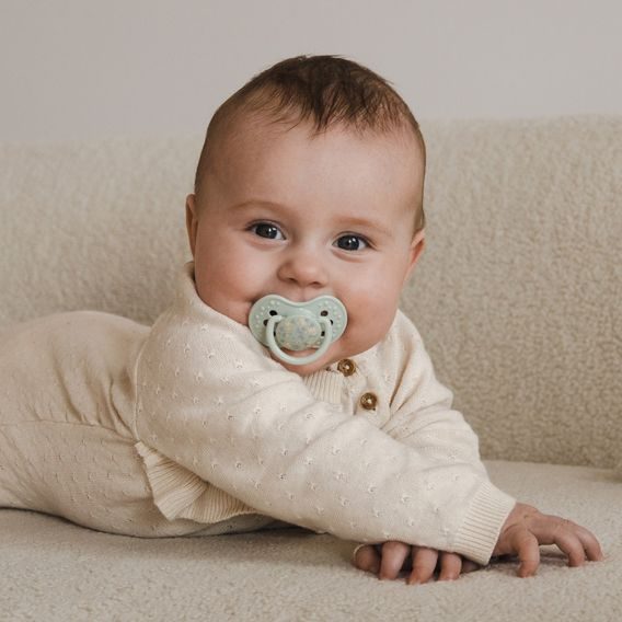 LOVI Dudlík 3-6m silikon dynamický Blossom 2ks BOY