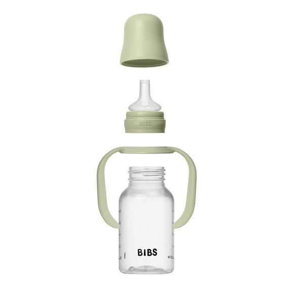 BIBS Hrnek se silikonovým pítkem 150ml SAGE 6m+