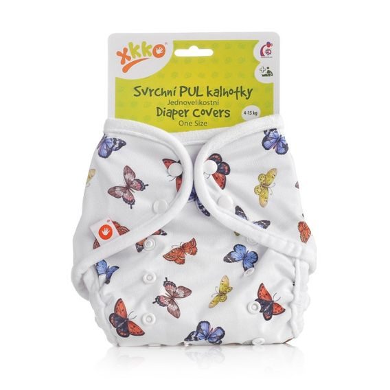 Svrchní PUL kalhotky XKKO One Size BUTTERFLIES