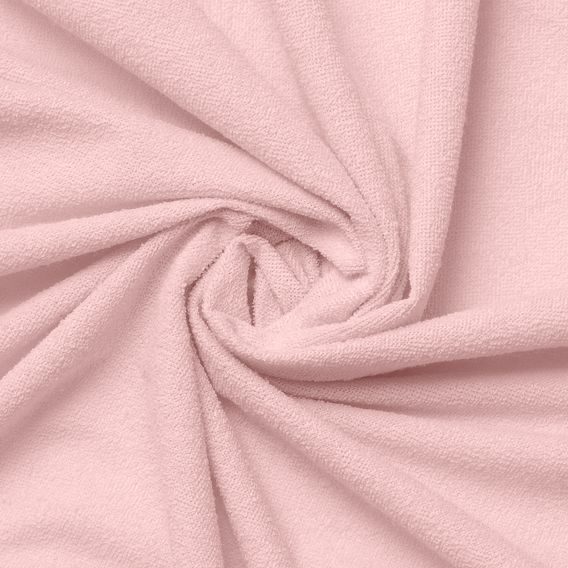 BabyMatex Nepromokavé froté prostěradlo 120x60cm SVĚTLE RŮŽOVÉ