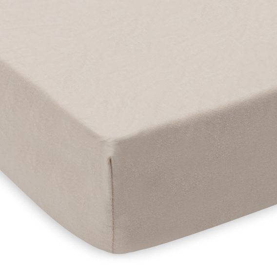 Jollein Prostěradlo napínací 2ks jersey 120x60 Oatmeal/Sand