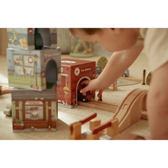 Little Dutch Kostky stohovací s autíčky