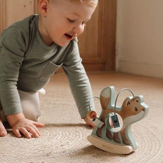 Little Dutch Liška se spirálou dřevěná Forest Friends