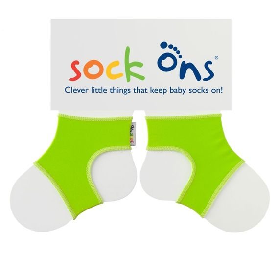 Kikko Sock Ons vel. 0-6m Bright - LIME