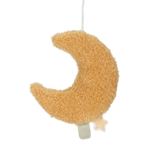 Little Dutch Dřevěný hudební kolotoč Newborn Naturals