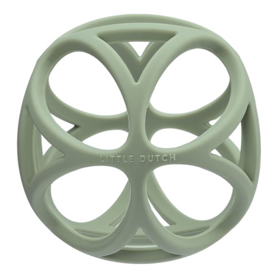 Little Dutch Senzorický silikonový míček GREEN