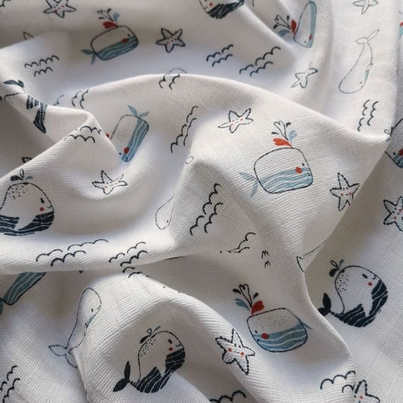 PREM Bavlněná plena 70x70cm Mořský Svět NEW