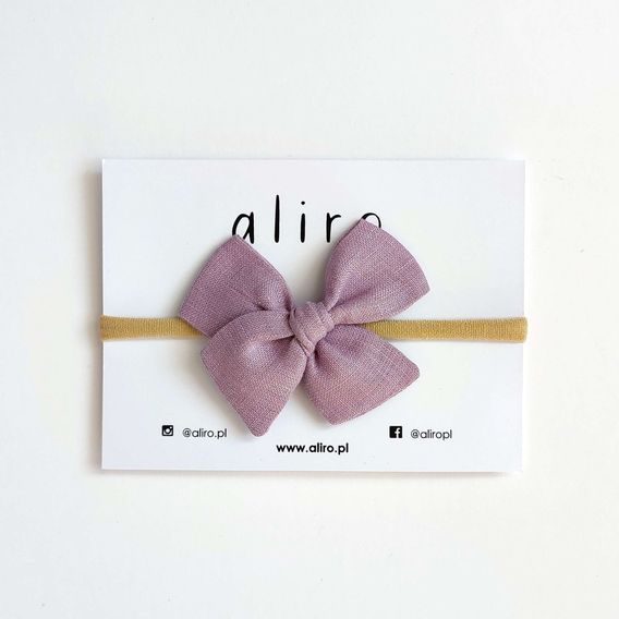 Aliro Čelenka Aline lněná LILA