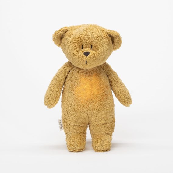 MOONIE Usínáček medvěd Organic HONEY NATUR