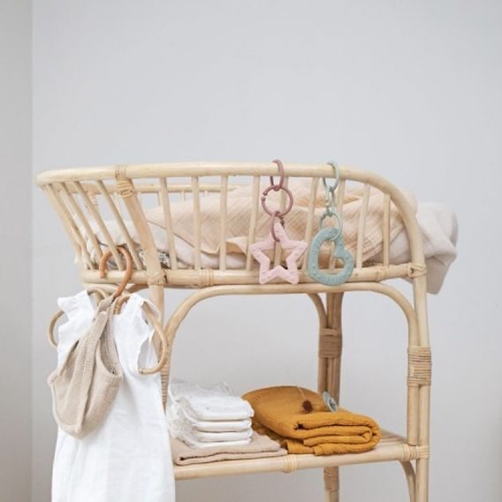 BIBS Baby Bitie kousátko Star Baby Blue