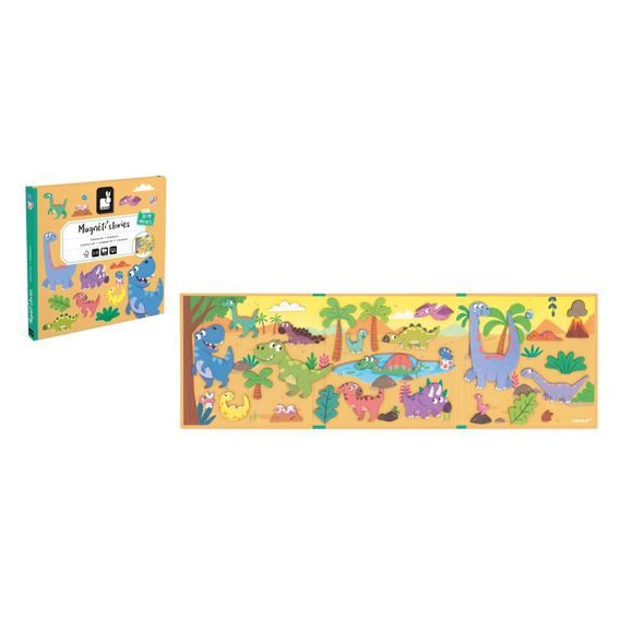 Janod Magnetická kniha Magnetistories DINOSAUŘI