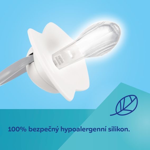 Canpol babies Dudlík 18m+ silikon symetrický 2ks GOOSE