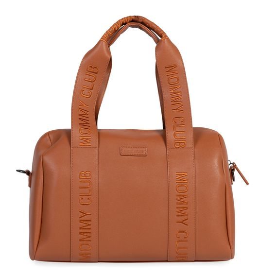 Childhome Přebalovací taška Mommy Club Signature Vegan Leather Brown