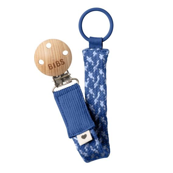 BIBS Klip na dudlík Cornflower/Dusty Blue