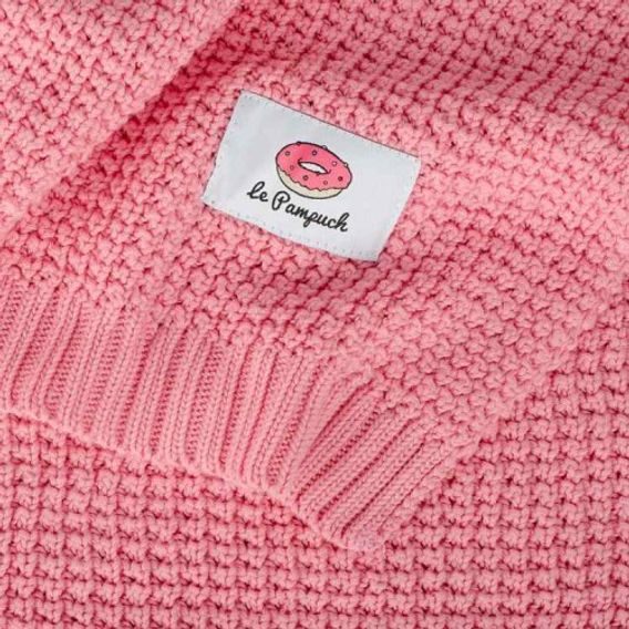 Le Pampuch Pletená dětská deka 100%Cotton PINK