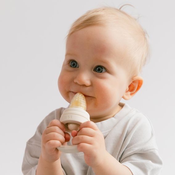 BIBS Silikonová krmící síťka IVORY