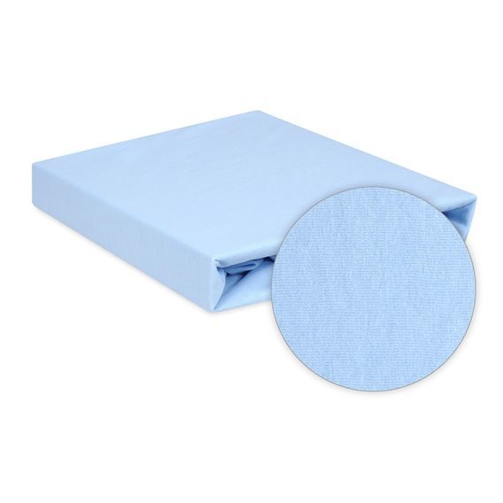 BabyMatex Nepromokavé jersey prostěradlo 120x60cm MODRÉ