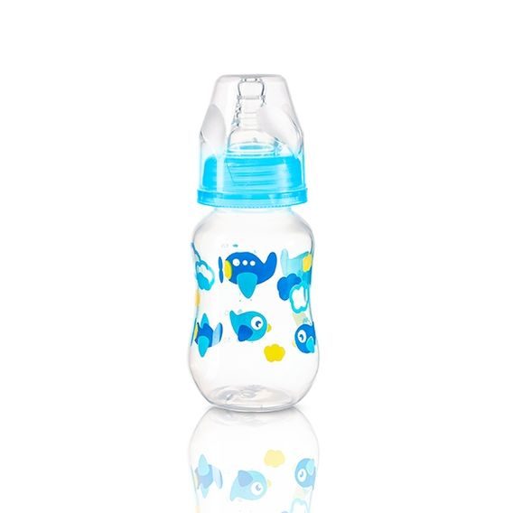 BabyOno Kojenecká láhev antikoliková STANDART 120ml - MODRÁ