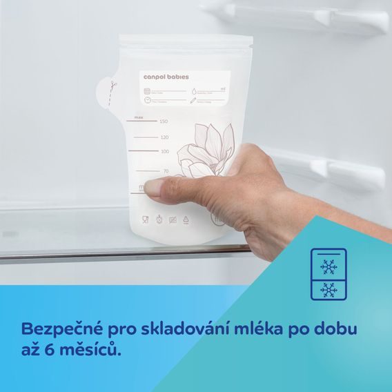 Canpol babies Sáčky k uchovávání odsátého mléka 20+5ks