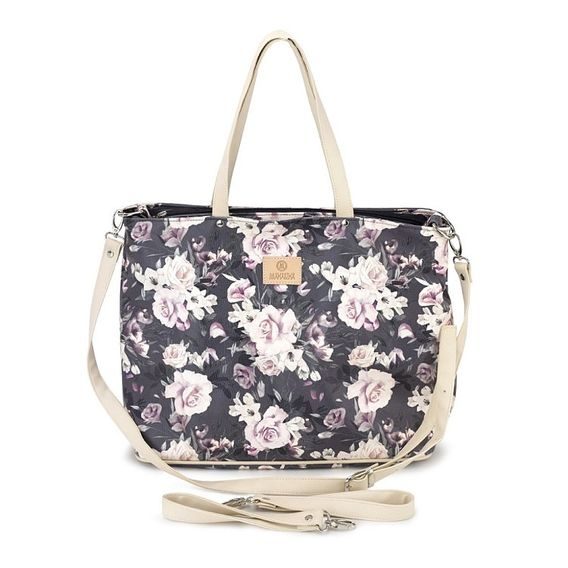 Makaszka Kabelka "M" NIGHT FLOWERS